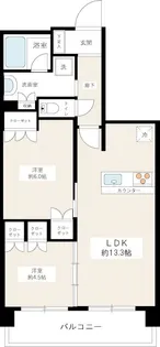 新横浜ヴォアール【9階】の間取り