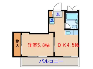 アーバンハイムイシイ【2階】の間取り