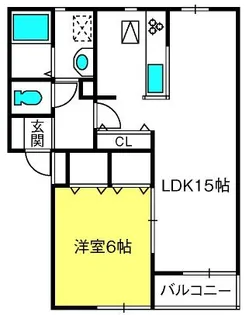 ニューフロンティアIII【2階】の間取り