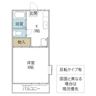 シャルマン・シャンブル【2階】の間取り