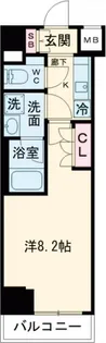 セジョリ上野毛【1階】の間取り