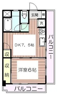 高島平ハイランドコーポ【7階】の間取り