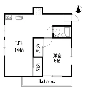 ビルッチ宮前【2階】の間取り