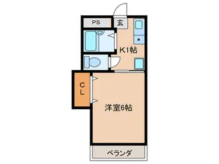 グランディール明石WEST【2階】の間取り