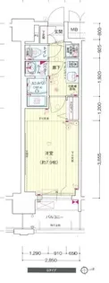 プレサンスジェネ千種内山【3階】の間取り