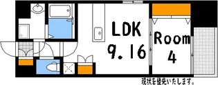 パークフラッツ土橋【8階】の間取り