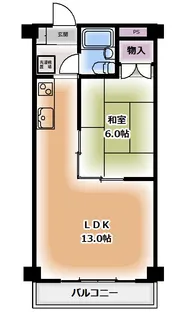 井出マンションA【3階】の間取り