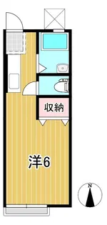 MSハイツ【2階】の間取り