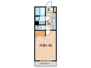 Bellavista南草津【3階】の間取り