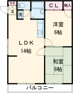 メゾン湊【2階】の間取り