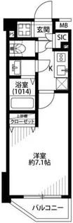 プレール学芸大学参番館【1階】の間取り