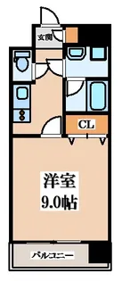 グランシス高井田【9階】の間取り