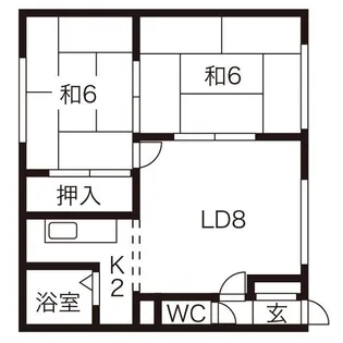パレーシャルさつき【2階】の間取り