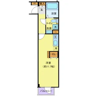 クレヴィスタ中野落合【2階】の間取り