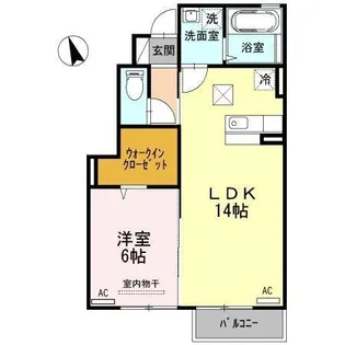 プランドールC【1階】の間取り