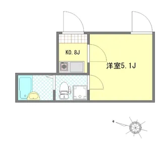 シエル竹ノ塚【1階】の間取り