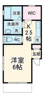 プチィ・フルール【2階】の間取り
