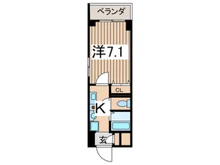 エクセルハイム【2階】の間取り