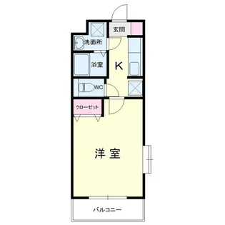 フリージア【1階】の間取り