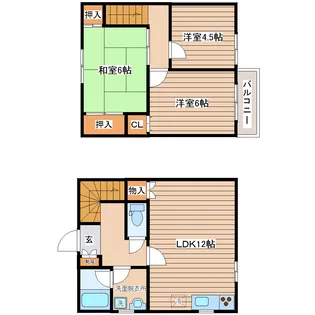 フレグランスヒルズ旭ヶ丘南の間取り