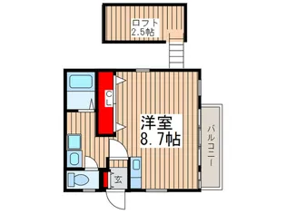 ハウスナンプウ【3階】の間取り