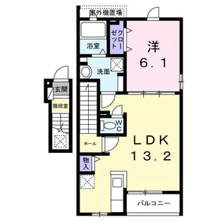 OKUSAWA COURT【2階】の間取り