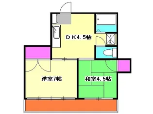 ときわマンション【1階】の間取り