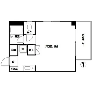 アヴェニールツバイ【4階】の間取り