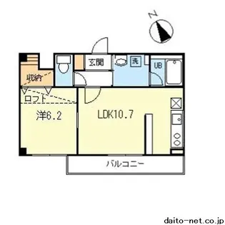 プロスパーベル【2階】の間取り