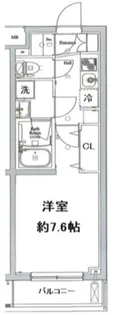 AXAS目黒祐天寺【2階】の間取り