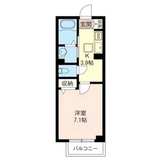 アビタシオンIII【1階】の間取り