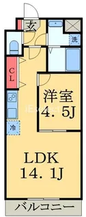 PrimeHills千葉シティ【6階】の間取り