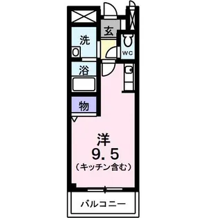 アドミラーブル【3階】の間取り