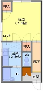 第2グレース三池【2階】の間取り