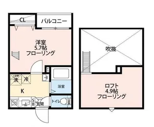 グランクオール梅屋敷【3階】の間取り