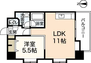 Sunsquare Furuichi【5階】の間取り