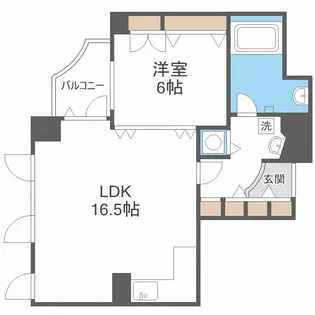 ビッグパレス西線WEST【5階】の間取り