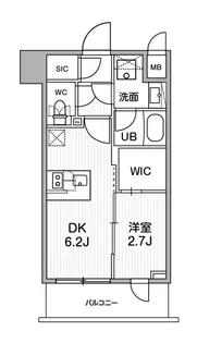 SYFORME木場 SYFORME木場【6階】の間取り