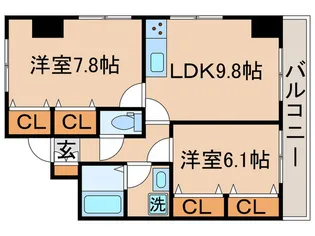 シャンテ ルミエール【2階】の間取り
