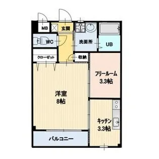 Opaくりの木2【1階】の間取り