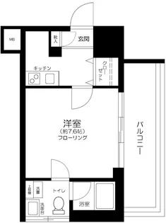DUARES麹町【4階】の間取り
