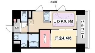 第26関根マンション【10階】の間取り
