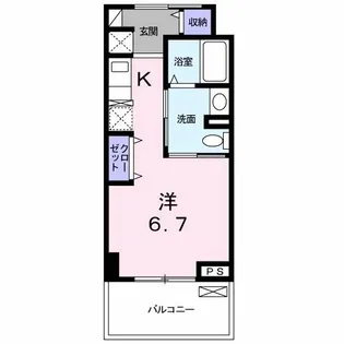 エルダーガーデン南つくし野【2階】の間取り