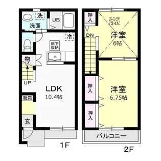 Planet【2階】の間取り