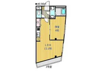 Debonair船橋【2階】の間取り