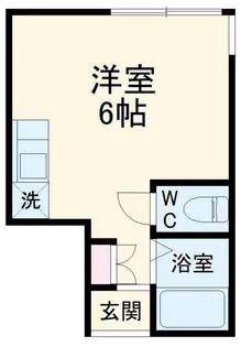 ヒルズ峰岡町B棟【2階】の間取り