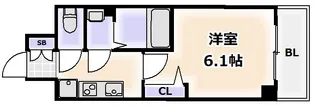 プレデコート天王寺EAST【10階】の間取り