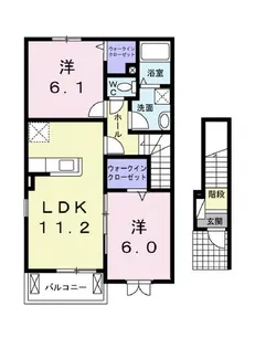 イニシャル【2階】の間取り