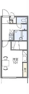 レオパレスルーチェ【1階】の間取り