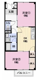 サープラス庄南【2階】の間取り